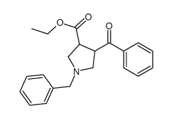 ethyl 4-benzoyl-1-benzylpyrrolidine-3-carboxylate Structure