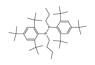 1-butyl-2-propyl-1,2-bis(2,4,6-tri-tert-butylphenyl)diphosphane Structure