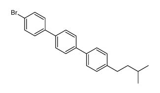 1-bromo-4-[4-[4-(3-methylbutyl)phenyl]phenyl]benzene结构式