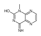 4-amino-1-methylpteridin-2-one结构式
