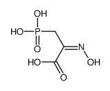 2-hydroxyimino-3-phosphonopropanoic acid Structure