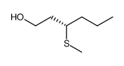 (+)-(S)-3-methylthio-1-hexanol结构式