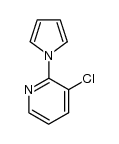 3-chloro-2-(1H-pyrrol-1-yl)pyridine结构式