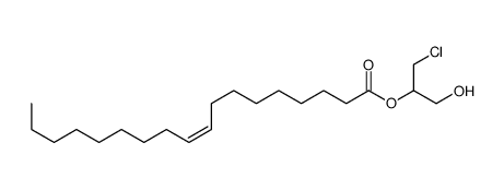 (1-chloro-3-hydroxypropan-2-yl) (Z)-octadec-9-enoate Structure