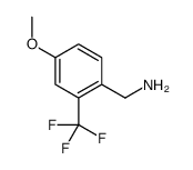 [4-methoxy-2-(trifluoromethyl)phenyl]methanamine结构式