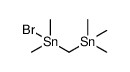 Stannane, [(bromodimethylstannyl)methyl]trimethyl Structure