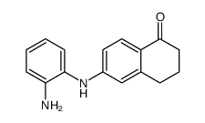 6-(2-aminoanilino)-3,4-dihydro-2H-naphthalen-1-one结构式