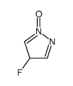 4-fluoro-1-oxido-4H-pyrazol-1-ium结构式