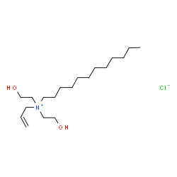 allyldodecylbis(2-hydroxyethyl)ammonium chloride Structure