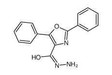 2,5-diphenyl-1,3-oxazole-4-carbohydrazide Structure