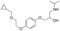 1-[4-[2-(cyclopropylmethoxy)ethoxy]phenoxy]-3-(propan-2-ylamino)propan-2-ol picture