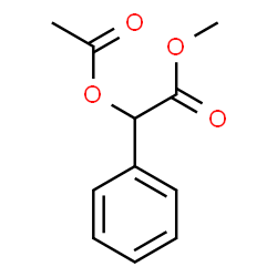 2-Acetoxy-2-phenylacetic acid methyl ester结构式