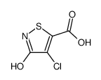 4-chloro-3-oxo-1,2-thiazole-5-carboxylic acid structure