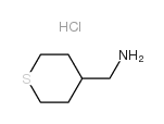 (四氢硫代吡喃-4-甲基)胺盐酸盐结构式
