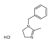 1-benzyl-2-methyl-4,5-dihydroimidazole hydrochloride Structure