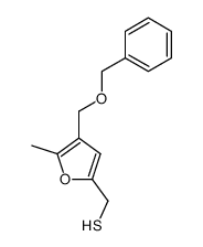 (4-((benzyloxy)methyl)-5-methylfuran-2-yl)methanethiol Structure
