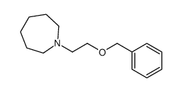 1-(2-phenylmethoxyethyl)azepane结构式