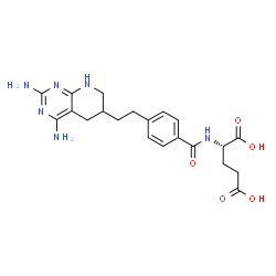 5,10-dideaza-5,6,7,8-tetrahydroaminopterin structure