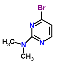 4-Bromo-N,N-dimethylpyrimidin-2-amine Structure