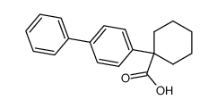 1-[1,1'-biphenyl]-4-ylcyclohexanecarboxylic acid结构式