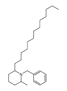 1-benzyl-2-methyl-6-tridecylpiperidine Structure