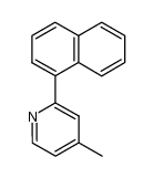 4-methyl-2-(naphthalen-1-yl)pyridine Structure