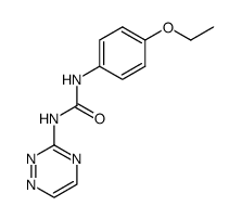N-(4-ethoxy-phenyl)-N'-[1,2,4]triazin-3-yl-urea结构式