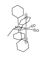 [Mo(CO)4(Cy2PCH(Me)PCy2)] Structure