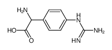 Amino-(4-guanidino-phenyl)-acetic acid Structure