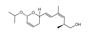 (S,3Z,5E)-6-((2R,6R)-6-isopropoxy-3,6-dihydro-2H-pyran-2-yl)-2,4-dimethylhexa-3,5-dien-1-ol Structure