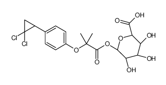Ciprofibrate-O-β-Glucuronide结构式