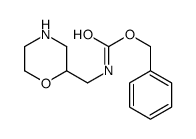 BENZYL (MORPHOLIN-2-YLMETHYL)CARBAMATE结构式