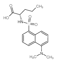 dansyl-l-norvaline cyclohexylammonium salt Structure