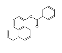 (2-methyl-1-prop-2-enyl-4H-quinolin-5-yl) benzoate结构式