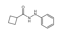 cyclobutanecarboxylic acid 2-phenylhydrazide结构式