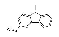 3-nitroso-9-methylcarbazole结构式