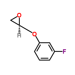 (2R)-2-[(3-Fluorophenoxy)methyl]oxirane Structure