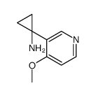 1-(4-methoxypyridin-3-yl)cyclopropan-1-amine Structure