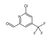 6-chloro-4-(trifluoromethyl)pyridine-2-carbaldehyde Structure