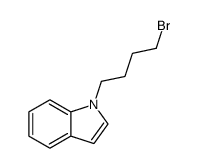 1-(4-bromobutyl)-1H-indole结构式