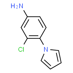 3-Chloro-4-(1H-pyrrol-1-yl)aniline结构式