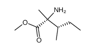 D-Alloisoleucine, 2-methyl-, methyl ester (9CI) structure