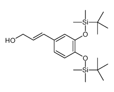 3-[3,4-bis[[tert-butyl(dimethyl)silyl]oxy]phenyl]prop-2-en-1-ol Structure
