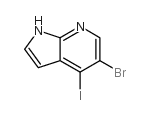 5-Bromo-4-iodo-1H-pyrrolo[2,3-b]pyridine Structure