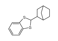 2-(bicyclo[2.2.1]heptan-2-yl)benzo[d][1,3]dithiole结构式