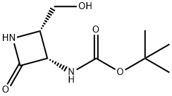 tert-butyl((2S,3S)-2-(hydroxymethyl)-4-oxo-1l2-azetidin-3-yl)carbamate Structure