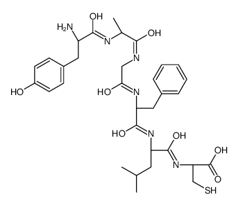 enkephalin-Leu, Ala(2)-Cys(6)- Structure