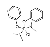 N-[chloro-(dimethylamino)-diphenoxy-λ5-phosphanyl]-N-methylmethanamine结构式