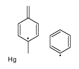 (4-methylphenyl)methyl-phenylmercury Structure