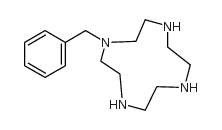 1-Benzyl-1,4,7,10-tetraazacyclododecane Structure